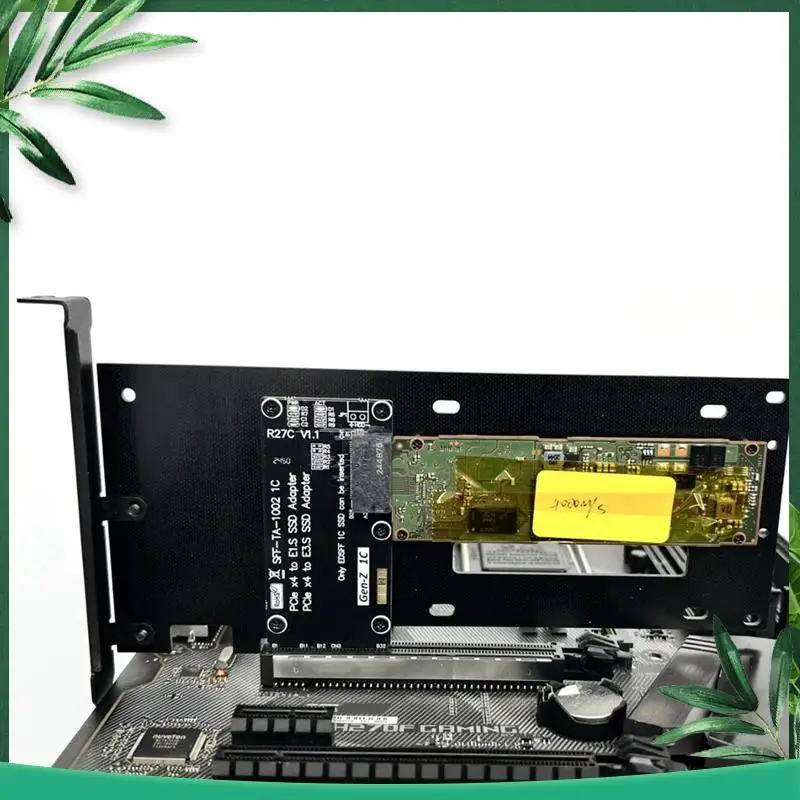 (NEW) Pcie 5.0 X4 To E1.S/E3.S SSD Hard Disk Adapter Card PCI-E Gen5.0 4X To E1.S/E3.S (SFF-TA-1002) Hard Drive SSD Adapter
(NEW) Pcie 5.0 X4 To E1.S/E3.S SSD Hard Disk Adapter Card PCI-E Gen5.0 4X To E1.S/E3.S (SFF-TA-1002) Hard Drive SSD Adapter