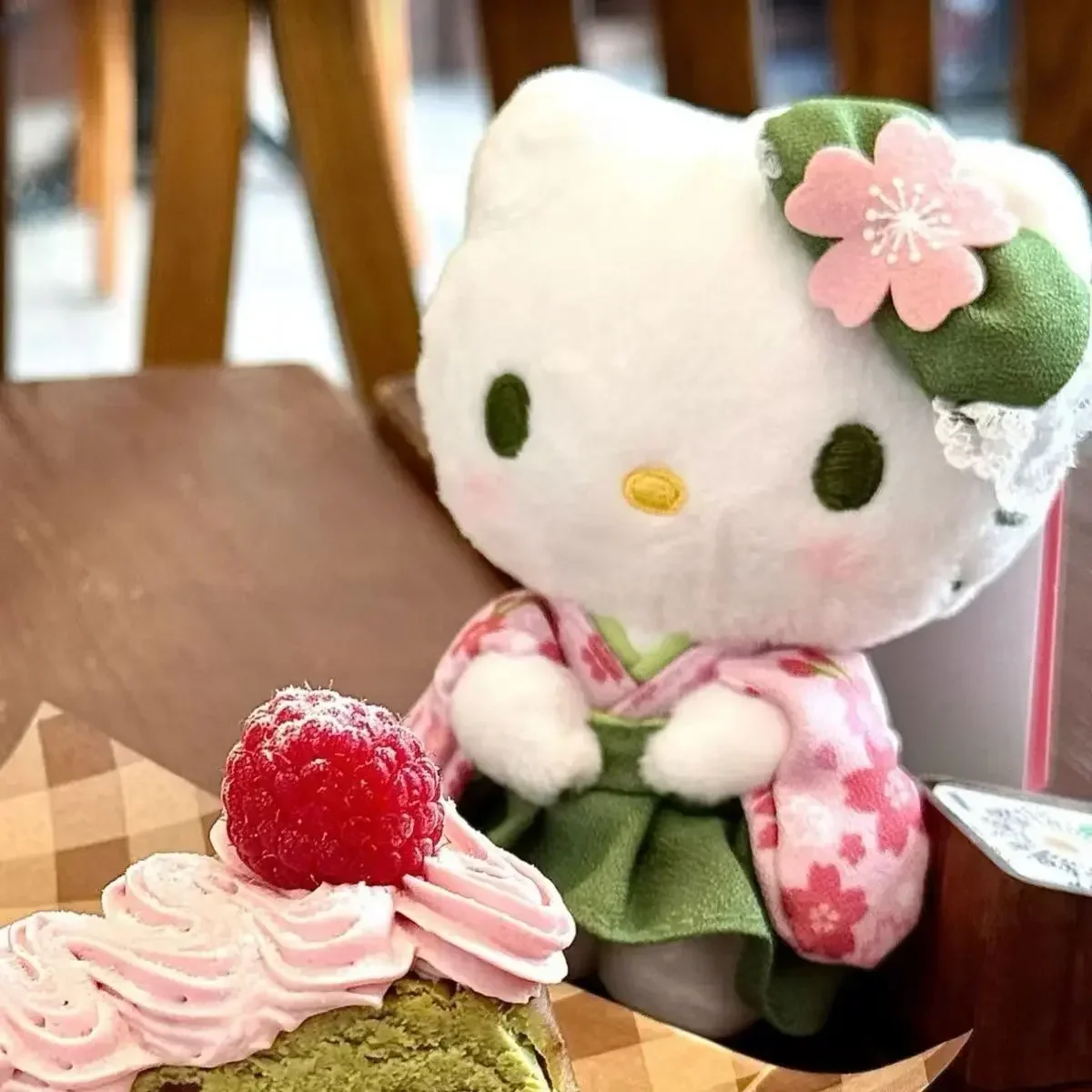 Sanrio Kawaii Hello Kitty Matcha Quimono Hello Kitty Doll Plush Bag Pingon Plushie Accessories Dolls Soft Girls Gifts
Sanrio Kawaii Hello Kitty Matcha Quimono Hello Kitty Doll Plush Bag Pingon Plushie Accessories Dolls Soft Girls Gifts