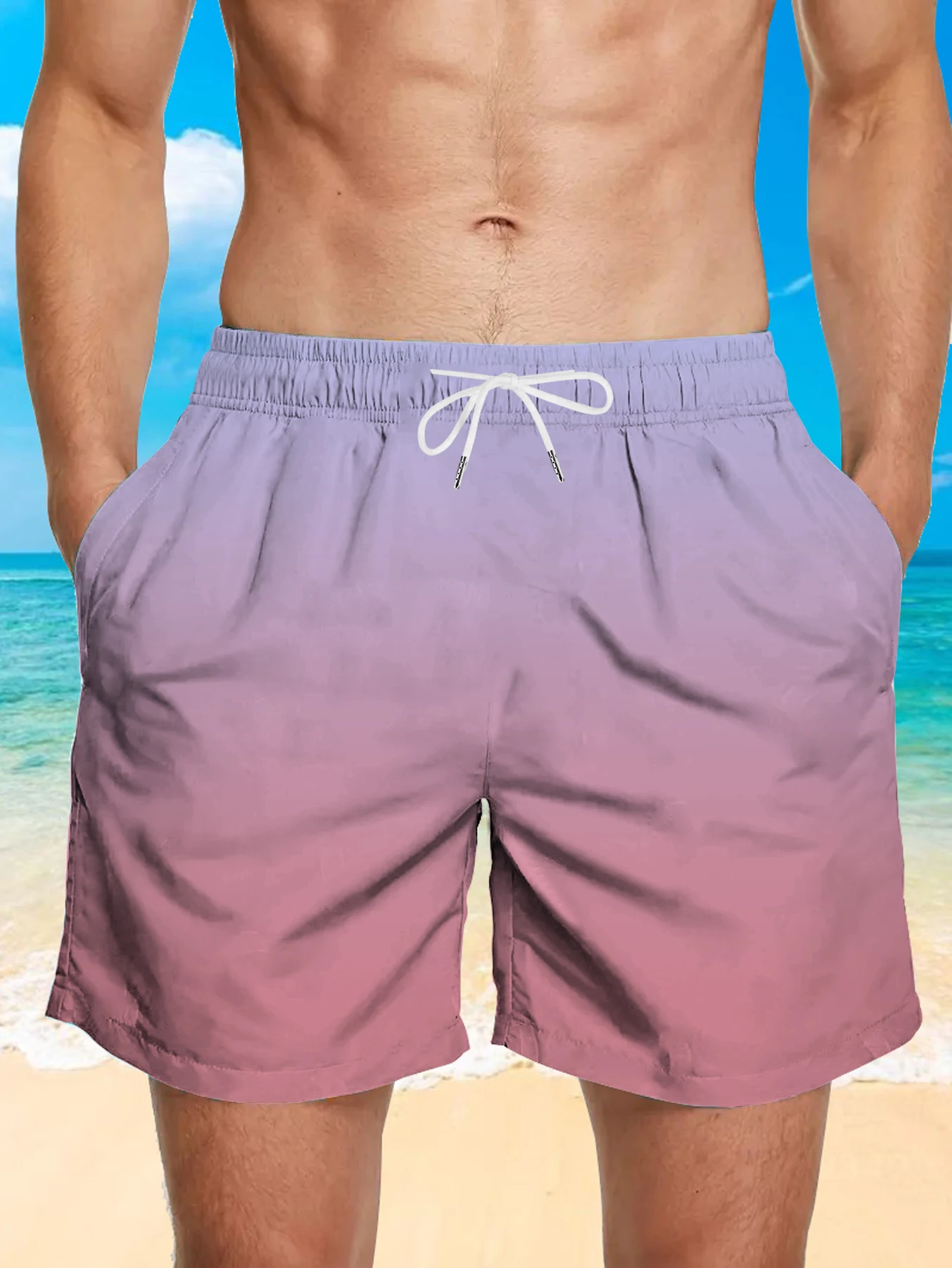 Daily Wear Full Print Shorts Men Digital Printing Anti-wrinkle Polyester Trunks
Daily Wear Full Print Shorts Men Digital Printing Anti-wrinkle Polyester Trunks