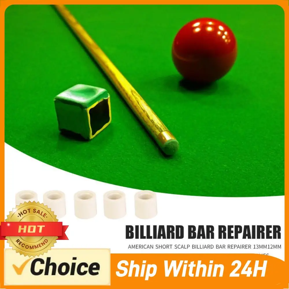 Ferrulesl Skillful Manufacture 5pcs Billiards Snooker Ferrule Professional Pool Cue Ferrules 12mm/13mm White
Ferrulesl Skillful Manufacture 5pcs Billiards Snooker Ferrule Professional Pool Cue Ferrules 12mm/13mm White