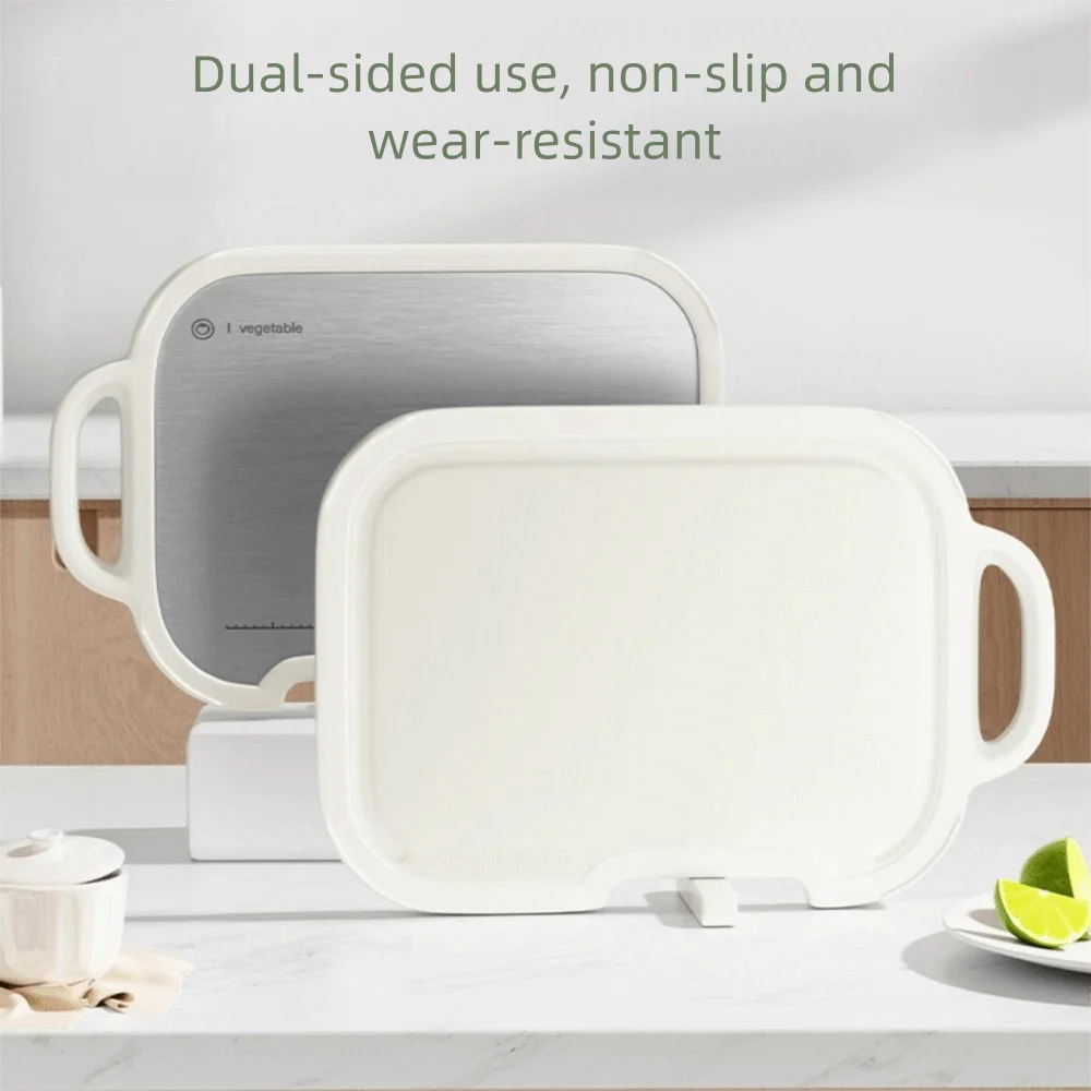 New Stainless Steel Chopping Board Mildew-proof Antibacterial Cutting Board Double-sided Multi-function Sticky Board For Kitchen
New Stainless Steel Chopping Board Mildew-proof Antibacterial Cutting Board Double-sided Multi-function Sticky Board For Kitchen