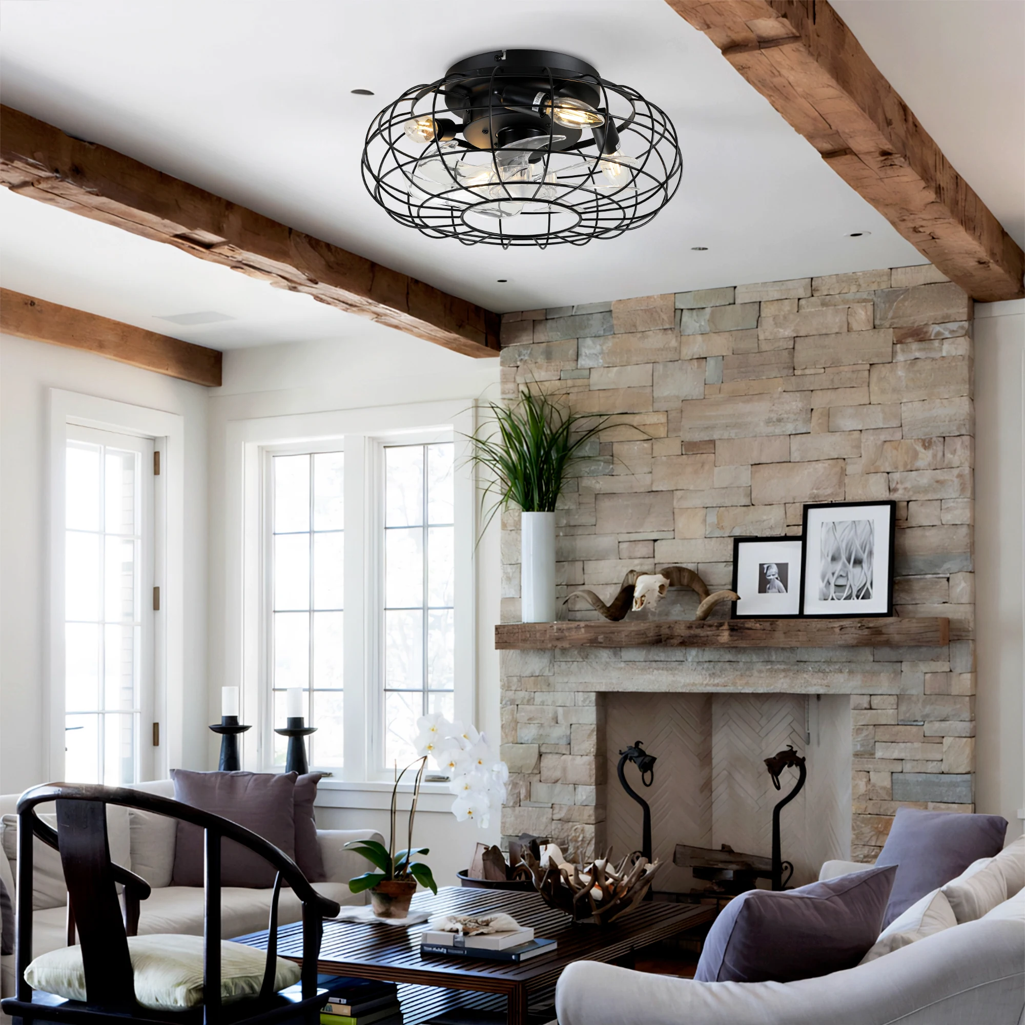 15.7'' Low Profile Bladeless Ceiling Fan with Lights Kit (No Included Bulbs) and Remote 6 Wind Speeds Reversible Ceiling Fan for Living Room Bedroom Party--NO Included Bulbs
15.7'' Low Profile Bladeless Ceiling Fan with Lights Kit (No Included Bulbs) and Remote 6 Wind Speeds Reversible Ceiling Fan for Living Room Bedroom Party--NO Included Bulbs