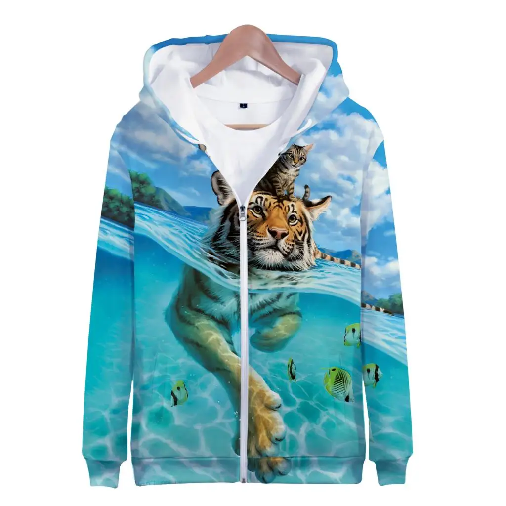 Hoodies Animal Tiger 3D Print Zipper Sweatshirts Boys Girls Sweatshirts Children Fashion Long Sleeve Oversized Hoodie Tracksuits
Hoodies Animal Tiger 3D Print Zipper Sweatshirts Boys Girls Sweatshirts Children Fashion Long Sleeve Oversized Hoodie Tracksuits