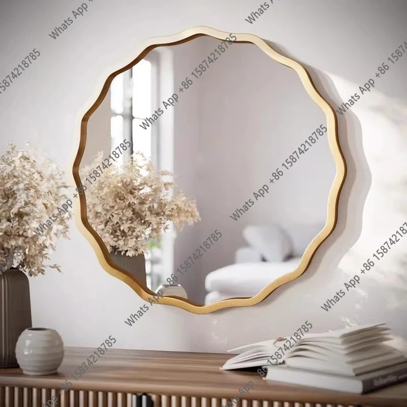 Makeup mirror, dresser mirror, oval decorative metal wrought iron bedroom, dormitory desktop mirror
Makeup mirror, dresser mirror, oval decorative metal wrought iron bedroom, dormitory desktop mirror