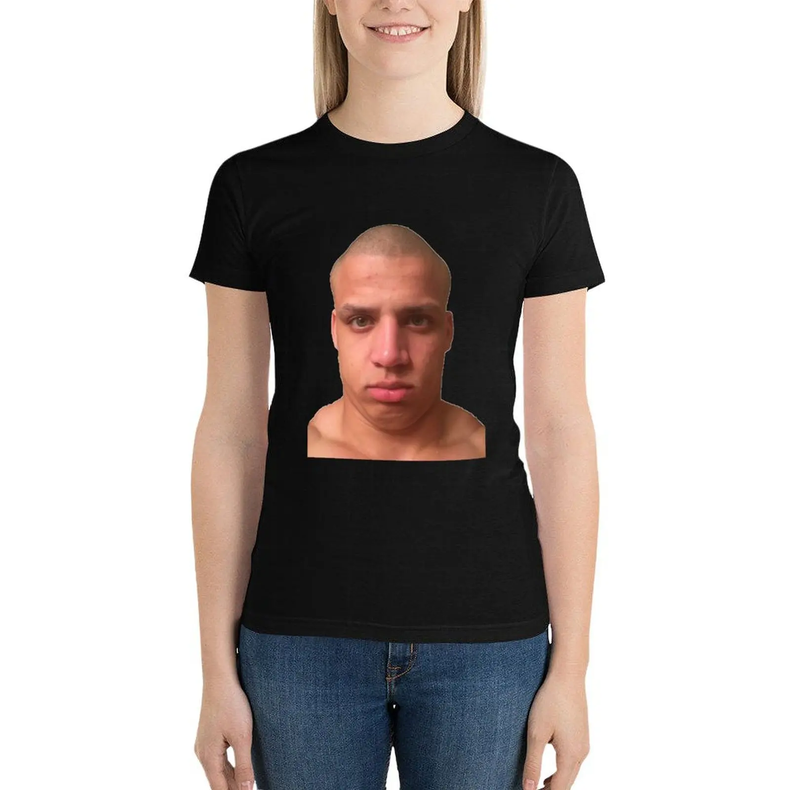 Tyler1 Selfie T-Shirt graphics female korean fashion aesthetic clothes summer clothes for Women
Tyler1 Selfie T-Shirt graphics female korean fashion aesthetic clothes summer clothes for Women