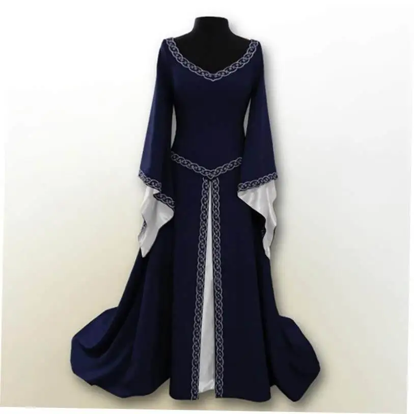 Halloween Party Longsved Embroidered Crewneck Dress Vintage High Waist Polyester Fiber Long Sleeve round Neck Gown Citywalk
Halloween Party Longsved Embroidered Crewneck Dress Vintage High Waist Polyester Fiber Long Sleeve round Neck Gown Citywalk