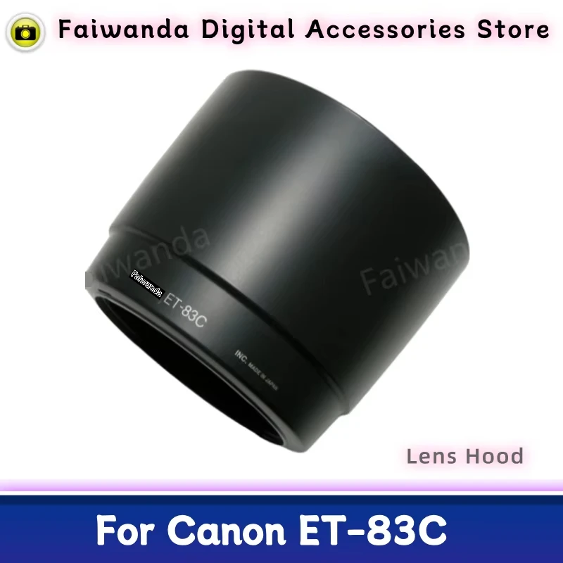 New Original Genuine Front Lens Hood ET-83C For Canon EF 100-400mm F4.5-5.6L IS USM Camera Lens (77mm) EF100-400
New Original Genuine Front Lens Hood ET-83C For Canon EF 100-400mm F4.5-5.6L IS USM Camera Lens (77mm) EF100-400