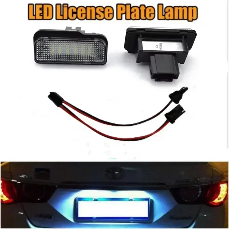 Canbus White LED License Number Plate Light Lamps for Benz E C CLS SLK Class S203 W211 S211 W219 R171 AMG Tesla Models 2012-2025
Canbus White LED License Number Plate Light Lamps for Benz E C CLS SLK Class S203 W211 S211 W219 R171 AMG Tesla Models 2012-2025