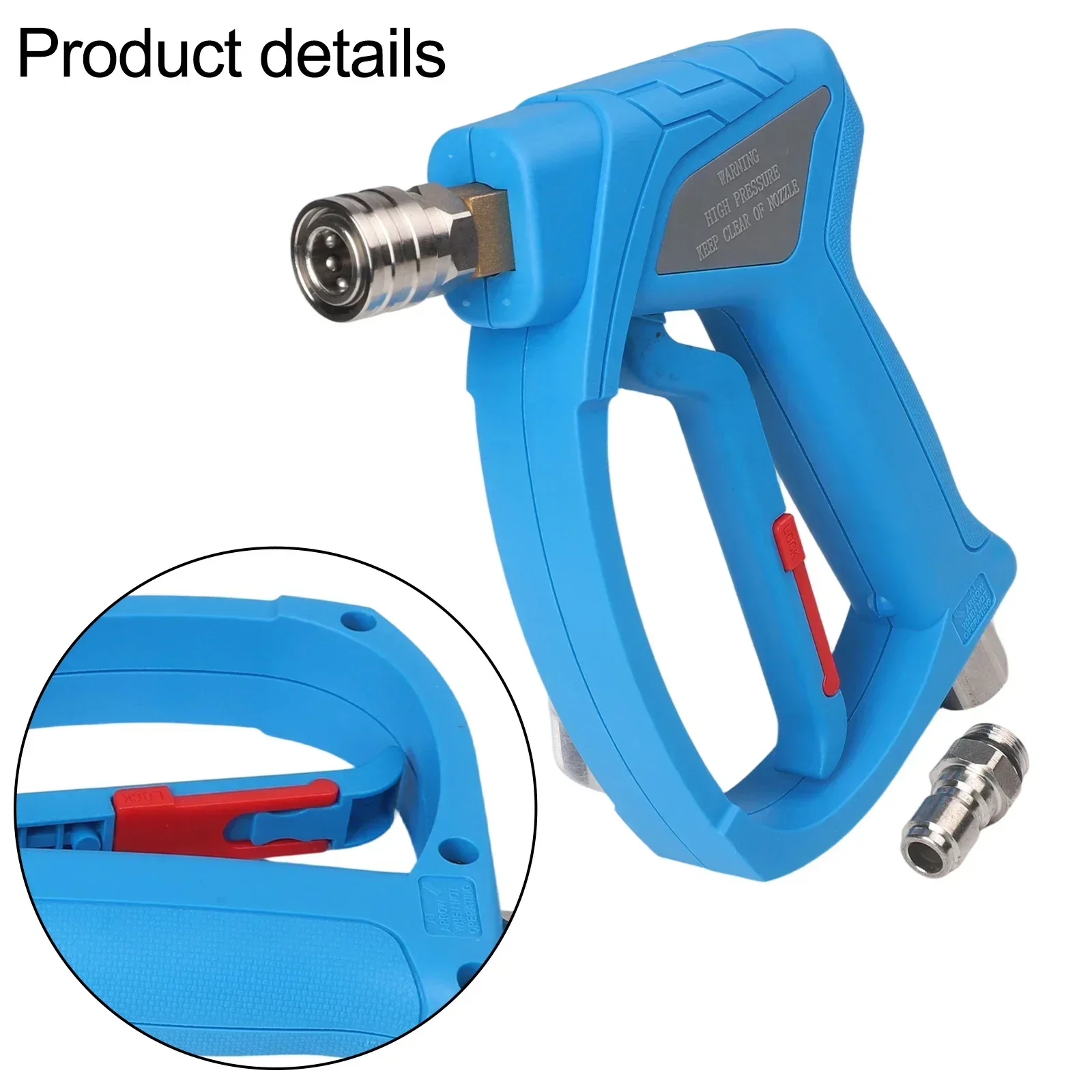 For 3 8 Fitting Pressure Washer Handle For High Pressure Cleaning Blue Pressure Washer Handle With Connector Stainless Steel
For 3 8 Fitting Pressure Washer Handle For High Pressure Cleaning Blue Pressure Washer Handle With Connector Stainless Steel