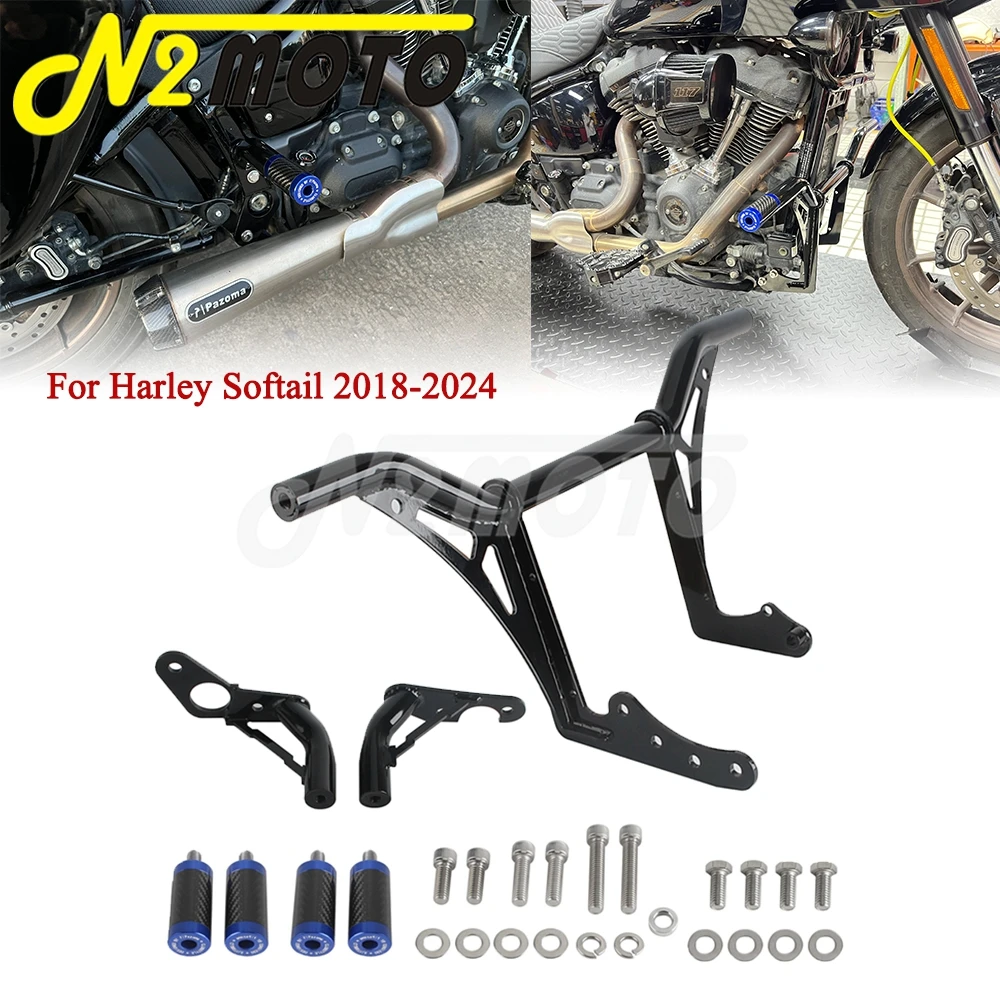Rear Passenger Crash Bumper Highway Front Engine Falling Guard Bar Frame For Harley Softail Low Rider Street Bob FXFB FXST 18-24
Rear Passenger Crash Bumper Highway Front Engine Falling Guard Bar Frame For Harley Softail Low Rider Street Bob FXFB FXST 18-24