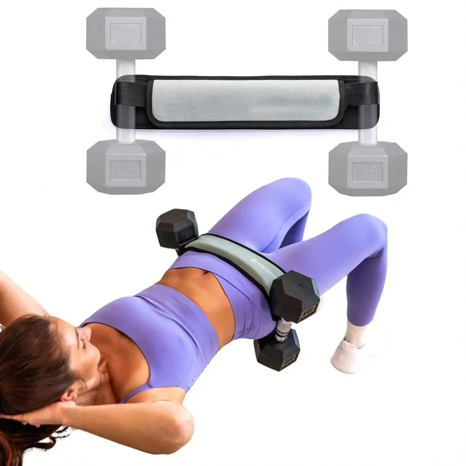 1pc Hip Thrust Resistance Band, Glute Bridge Assist Belt, Fitness Weightlifting Dumbbell Barbell Lifting Waist Belt
1pc Hip Thrust Resistance Band, Glute Bridge Assist Belt, Fitness Weightlifting Dumbbell Barbell Lifting Waist Belt