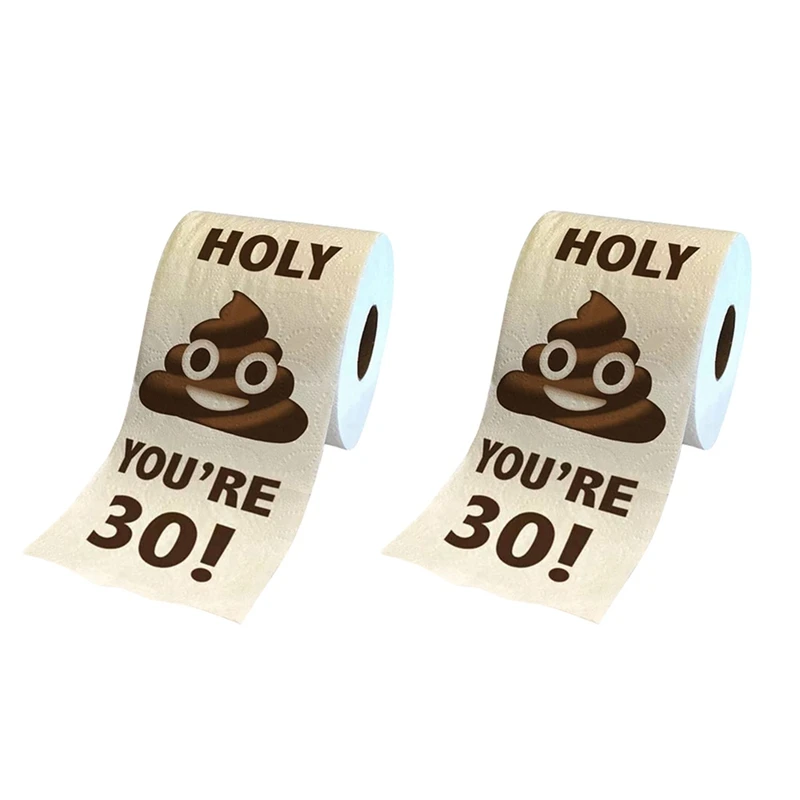 2 Roll Funny Toilet Paper Roll Birthday Gifts For Women Men Gift Toilet Paper Bathroom Prank Joke Fun Paper
2 Roll Funny Toilet Paper Roll Birthday Gifts For Women Men Gift Toilet Paper Bathroom Prank Joke Fun Paper