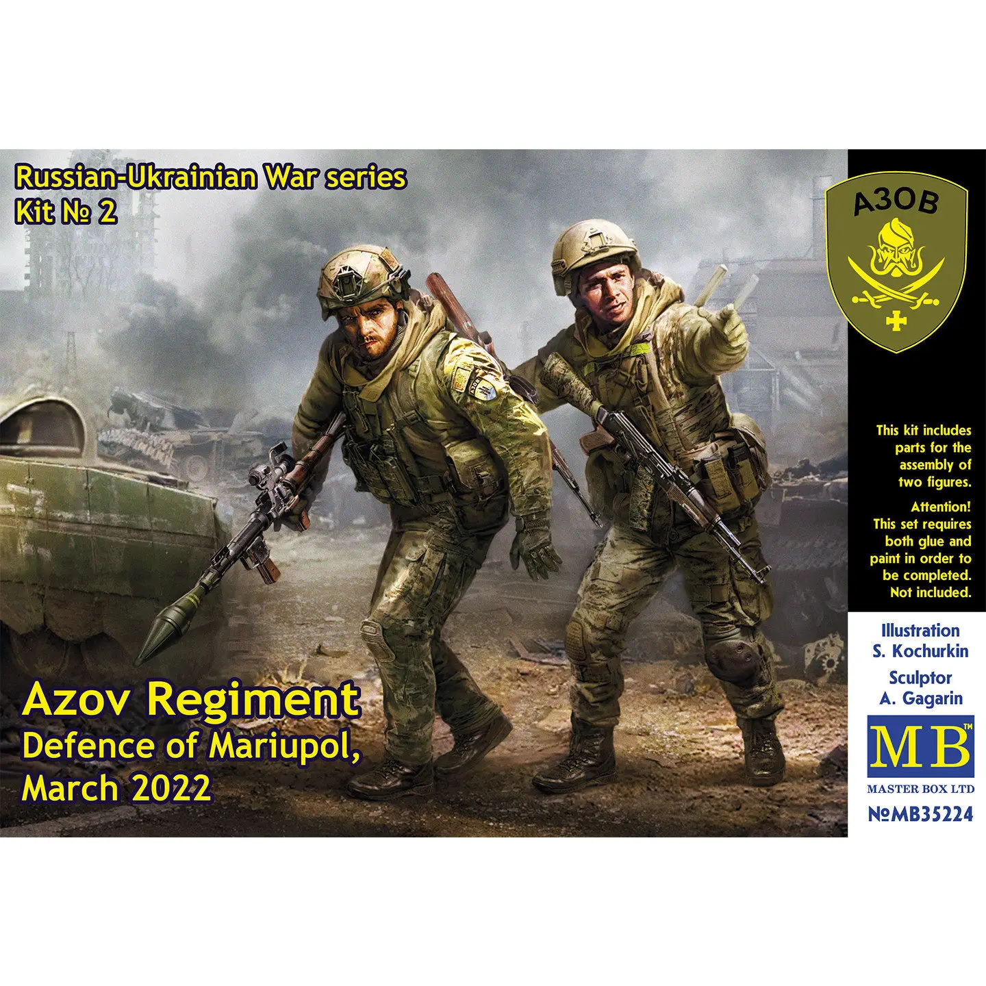 Mb Assembled Model 1/35 Mariupol Defense March 2022 M B35224
Mb Assembled Model 1/35 Mariupol Defense March 2022 M B35224