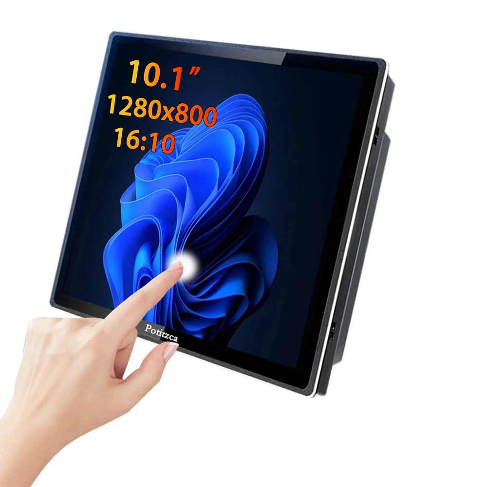 Touchscreen Monitor 10.1 Inch 800P IP65 Waterproof, Dustproof, and Scratch Resistant 10-Point Capacitive With VGA/HDMI Interface
Touchscreen Monitor 10.1 Inch 800P IP65 Waterproof, Dustproof, and Scratch Resistant 10-Point Capacitive With VGA/HDMI Interface