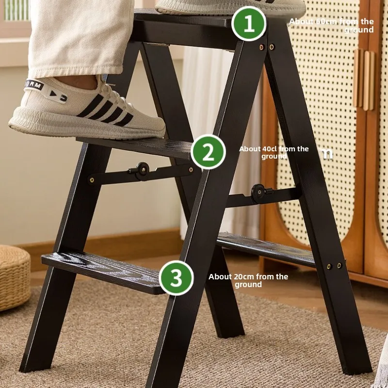 Firm Household GoodsSolid Wood Ladder Stool Ladder Stool Multifunctional Dual-purpose Household Folding Ladder Chair
Firm Household GoodsSolid Wood Ladder Stool Ladder Stool Multifunctional Dual-purpose Household Folding Ladder Chair