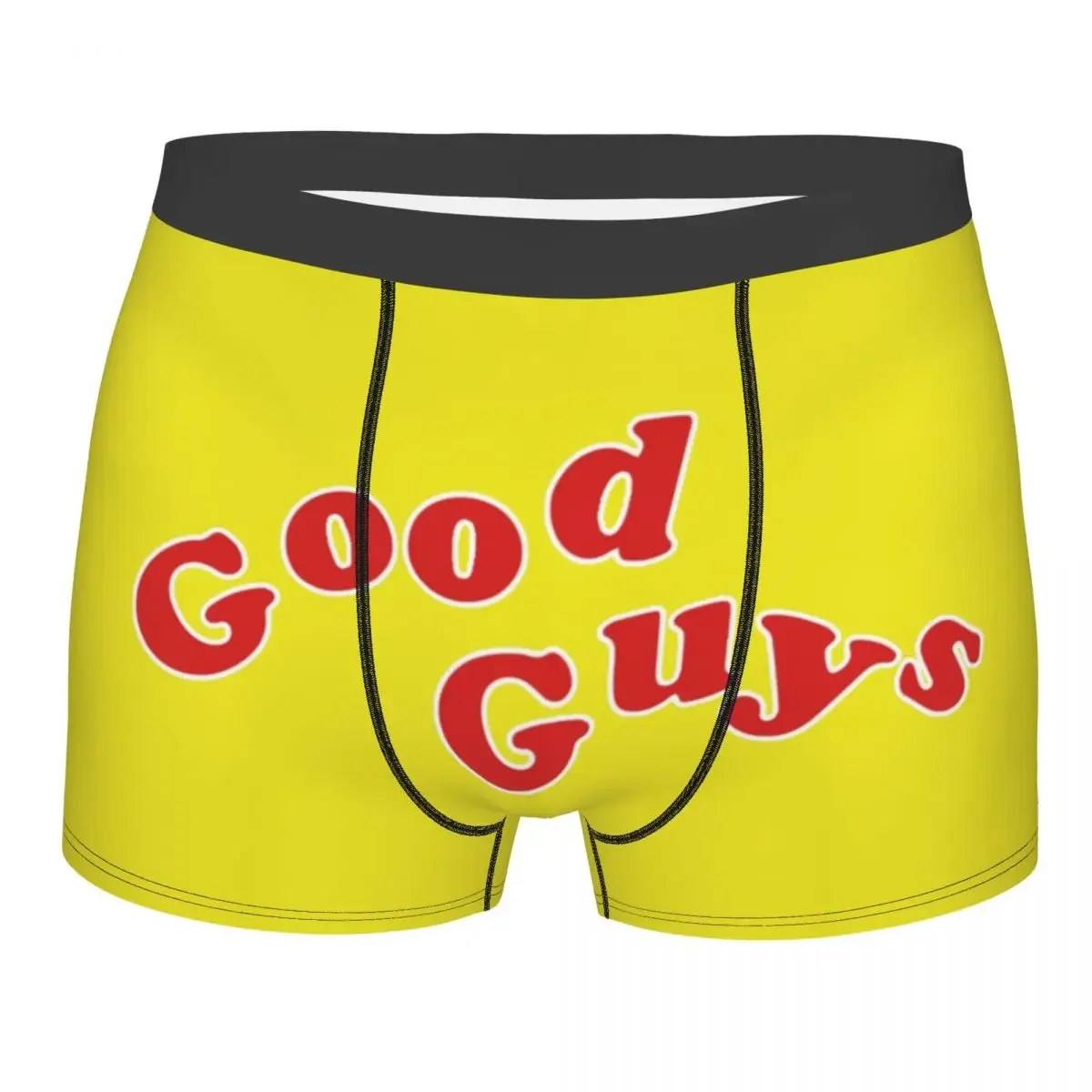 Мужская мода на заказ, детское нижнее белье с логотипом Good Guys, трусы-боксеры Чаки, мягкие шорты, трусы, трусы
Мужская мода на заказ, детское нижнее белье с логотипом Good Guys, трусы-боксеры Чаки, мягкие шорты, трусы, трусы