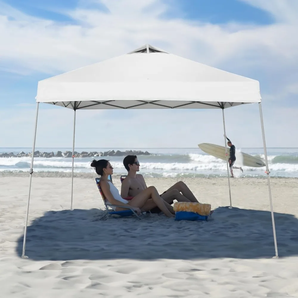 10x10 Canopy Tent, Pop Up Beach Tent for Outdoor Shades with Wheeled Bag, 8 Stakes, 4 Ropes, Outdoor Canopy
10x10 Canopy Tent, Pop Up Beach Tent for Outdoor Shades with Wheeled Bag, 8 Stakes, 4 Ropes, Outdoor Canopy