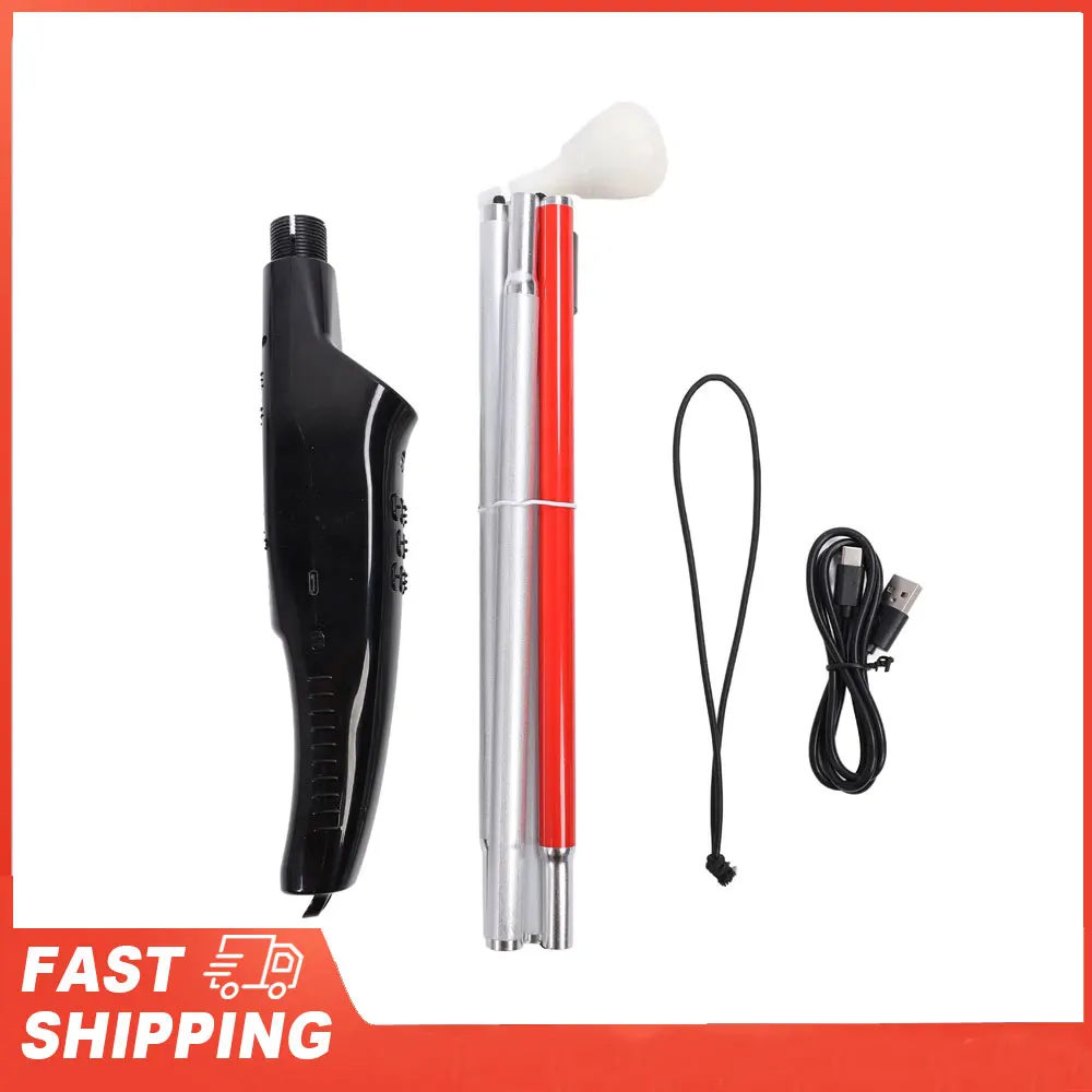 Foldable Red Reflective Film Walking Blind Stick Obstacle Detection Electronic Blind Cane Quick Expansion for Outdoor Use Tools
Foldable Red Reflective Film Walking Blind Stick Obstacle Detection Electronic Blind Cane Quick Expansion for Outdoor Use Tools