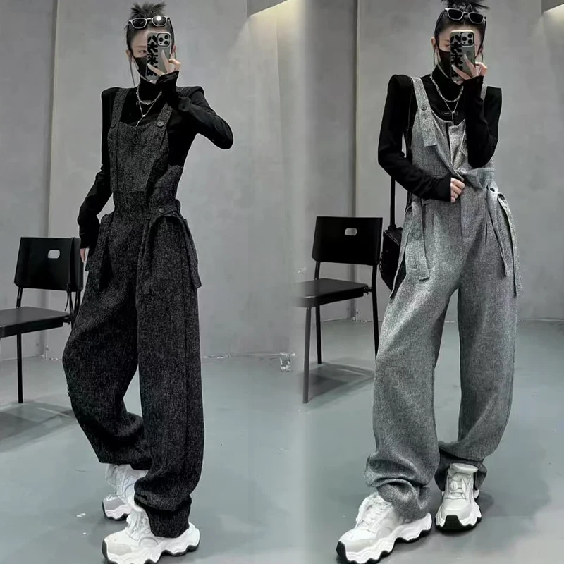 Laid-ba Sle Wide Leg Overalls Women's Loose Fit Casual Pants High Waist Bule ket Detail Cotton Linen Blend
Laid-ba Sle Wide Leg Overalls Women's Loose Fit Casual Pants High Waist Bule ket Detail Cotton Linen Blend