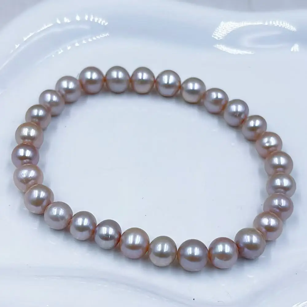 Free Shipping 7-8mm 5A Best Natural Freshwater Round Purple Pearl Women Jewelry Elastic Bracelet 7-8inch
Free Shipping 7-8mm 5A Best Natural Freshwater Round Purple Pearl Women Jewelry Elastic Bracelet 7-8inch