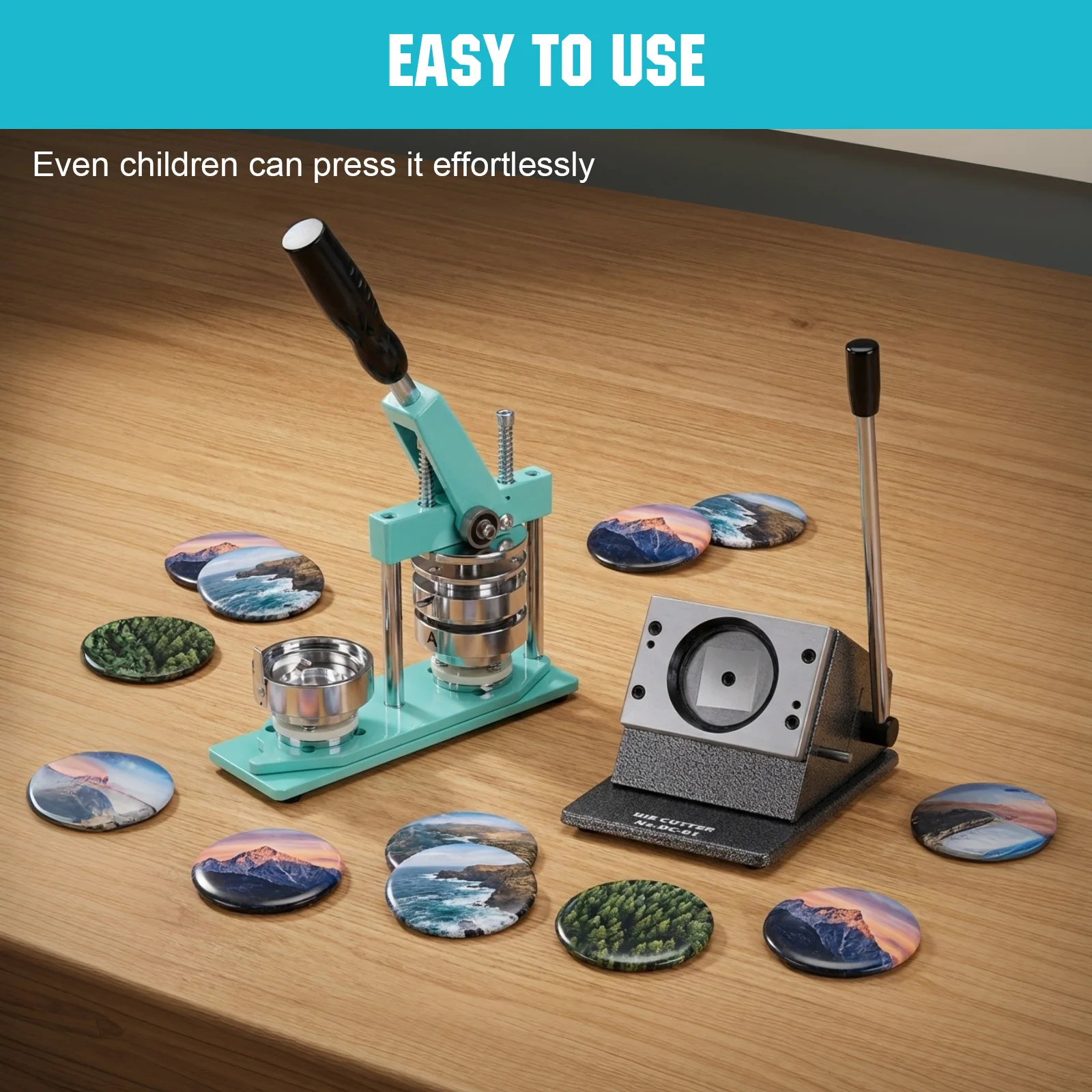 Пресс для изготовления круглых значков-пуговиц 2,28x2,28 дюйма с резаком для бумаги + 100 шт. металлических заготовок для значков для вечеринок и бизнеса
Пресс для изготовления круглых значков-пуговиц 2,28x2,28 дюйма с резаком для бумаги + 100 шт. металлических заготовок для значков для вечеринок и бизнеса