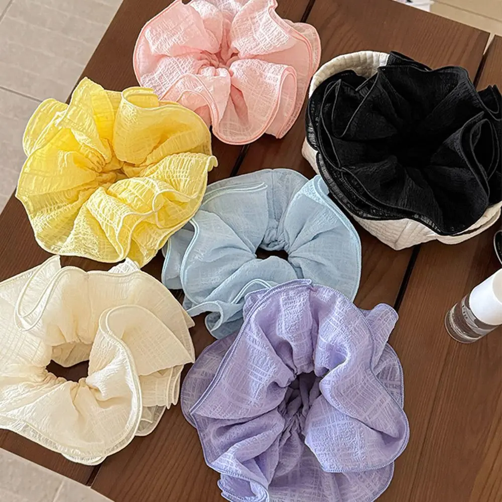 Big Size Pleated Scrunchies Elegant Temperament Women Hair Scrunchies Sweet French Style Colorful Hair Ropes Hair Rubber Bands
Big Size Pleated Scrunchies Elegant Temperament Women Hair Scrunchies Sweet French Style Colorful Hair Ropes Hair Rubber Bands