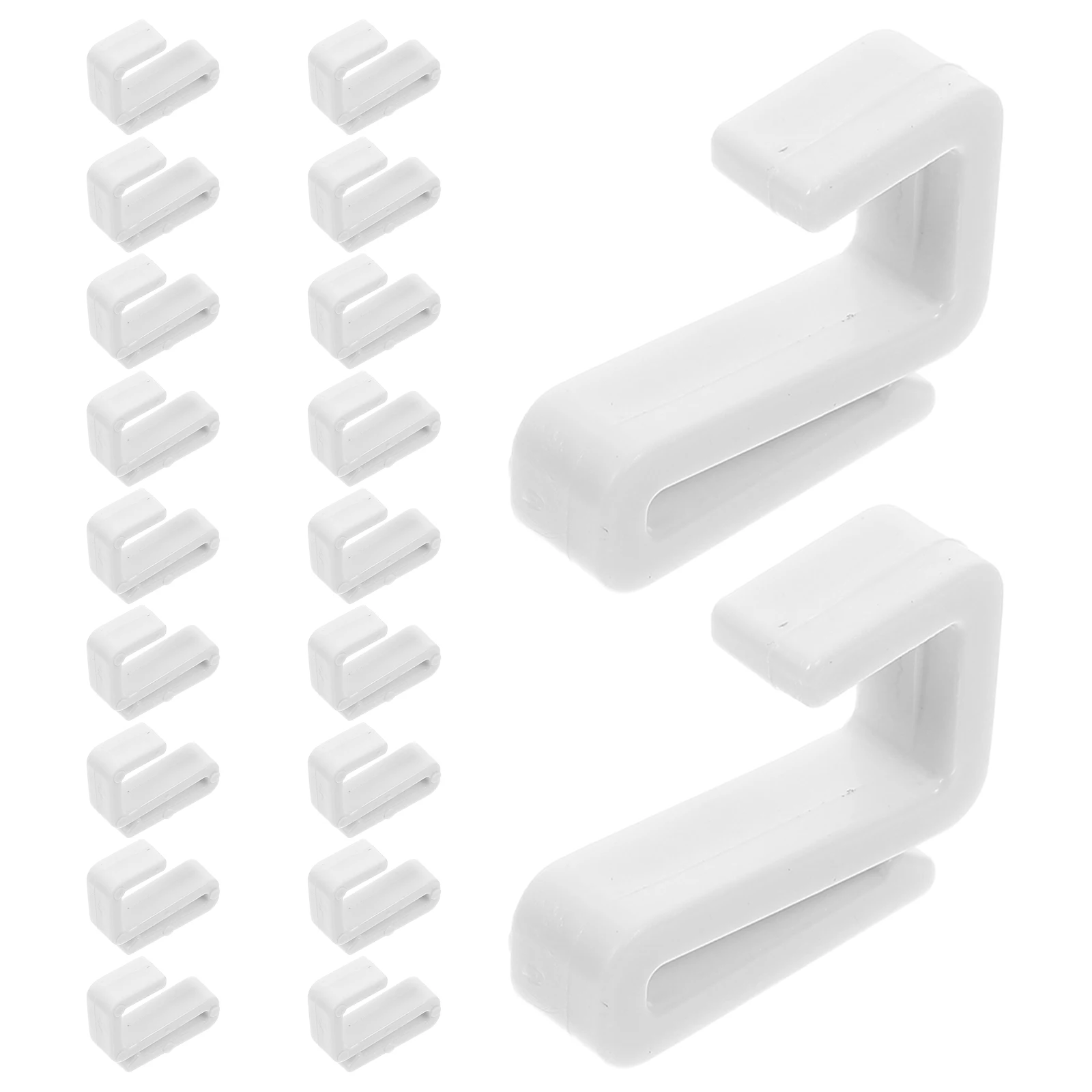 20 Pcs Plastic Hook Hangers Garage Clip-on Hanging Hooks Holiday Ornaments for Closet Organization Ceiling
20 Pcs Plastic Hook Hangers Garage Clip-on Hanging Hooks Holiday Ornaments for Closet Organization Ceiling