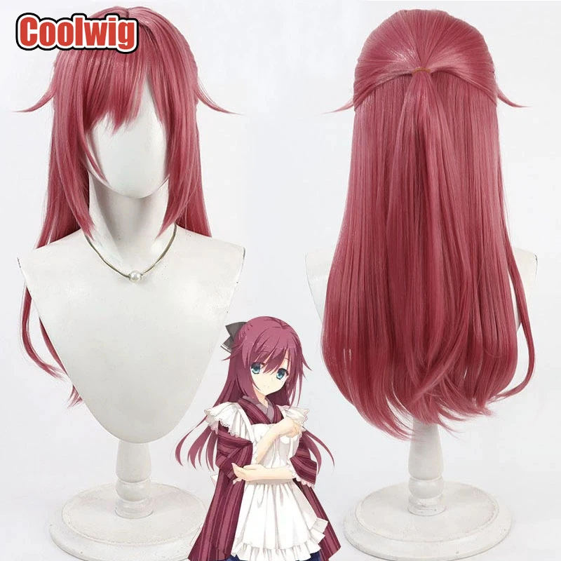Coolwig Synthetic Hair Maniwa Roka Cosplay Wigs Game Senren Banka Maniwa Roka 55cm Long Straight Wine Red Wig Heat Resistant
Coolwig Synthetic Hair Maniwa Roka Cosplay Wigs Game Senren Banka Maniwa Roka 55cm Long Straight Wine Red Wig Heat Resistant