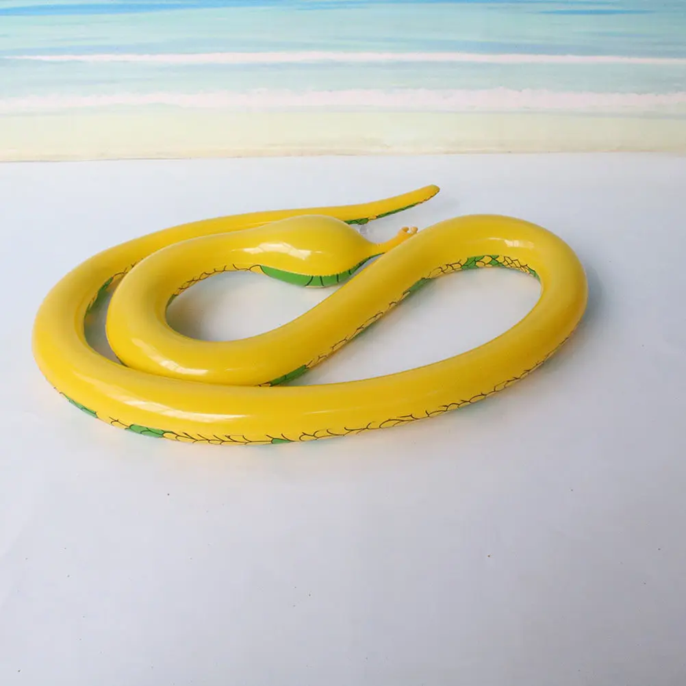 Yellow Simulate Inflatable Snake Model Toys Creative Inflatable Ornaments Prank Prop Decoration Kids Animal Toy
Yellow Simulate Inflatable Snake Model Toys Creative Inflatable Ornaments Prank Prop Decoration Kids Animal Toy