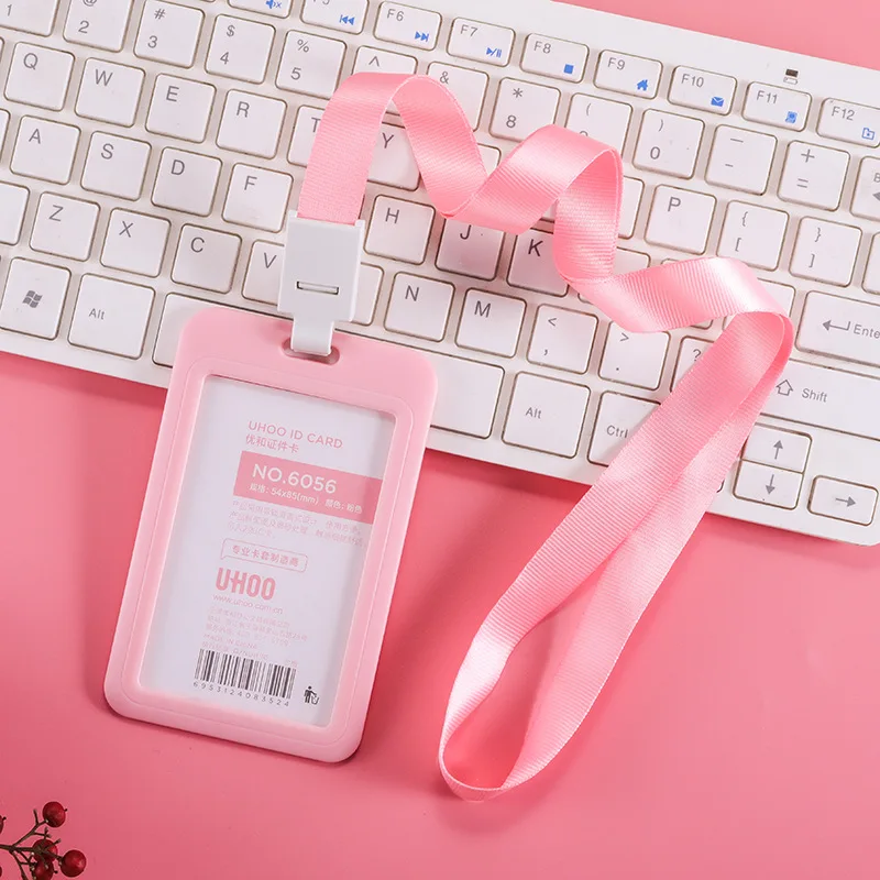 ID Card Candy Color Protector Case Transparent Credential Badge Holder Lanyard for Business Meeting Visiting Hang Pass Tag
ID Card Candy Color Protector Case Transparent Credential Badge Holder Lanyard for Business Meeting Visiting Hang Pass Tag