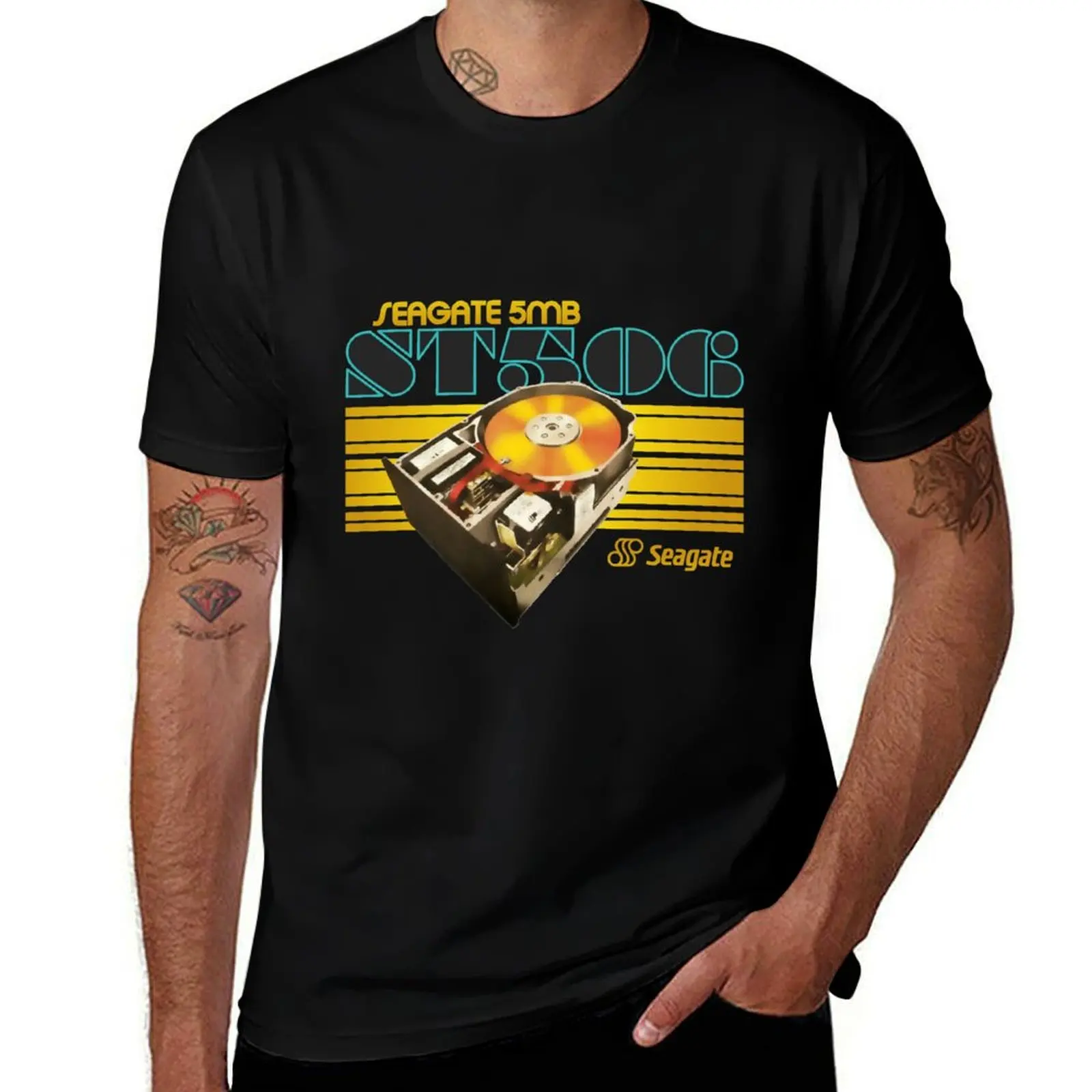 Seagate ST-506 Hard Disk T-Shirt Retro Graphic Print T-Shirt
Seagate ST-506 Hard Disk T-Shirt Retro Graphic Print T-Shirt