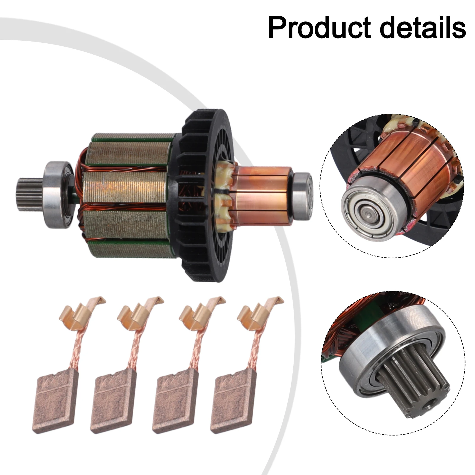 619380-9 619583-5 With 194427-5 CB-440 Carbon Brush DDF482 DHP482 Repair Equipment Power Tool Carbon Brush Accessories Tools
619380-9 619583-5 With 194427-5 CB-440 Carbon Brush DDF482 DHP482 Repair Equipment Power Tool Carbon Brush Accessories Tools
