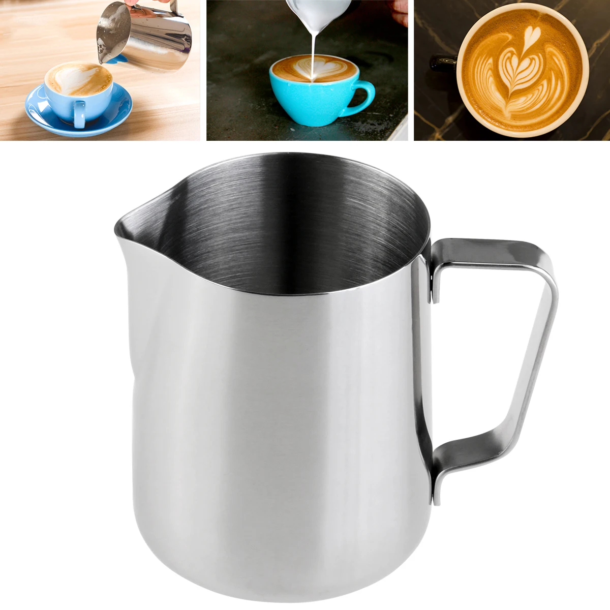 Stainless Steel Milk Frothing Pitcher Latte Cup Coffee Cup Cappuccino Pitcher Cups Easy Clean Dishwasher Safe Heat Resistant
Stainless Steel Milk Frothing Pitcher Latte Cup Coffee Cup Cappuccino Pitcher Cups Easy Clean Dishwasher Safe Heat Resistant