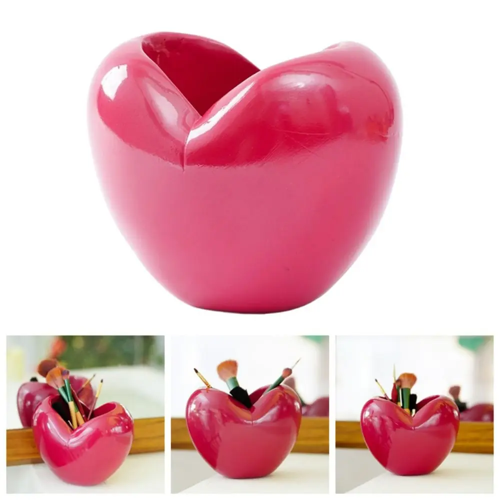 Creative Heart Shaped Pen Holder Lovely Rose Red Desktop Storage Box Large Capacity Decorative Heart Pencil Organizer Bedroom
Creative Heart Shaped Pen Holder Lovely Rose Red Desktop Storage Box Large Capacity Decorative Heart Pencil Organizer Bedroom