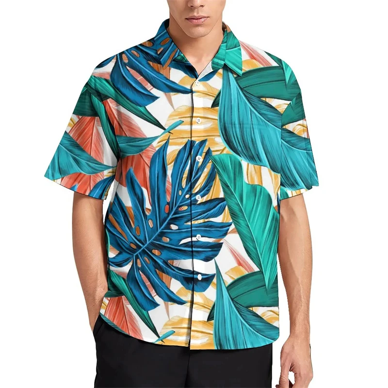Hawaiian Leaf Graphic Beach Shirts Fashion Luxury 3D Printed Blouses For Men Clothes Casual Vacation Short Sleeve Flower Tops
Hawaiian Leaf Graphic Beach Shirts Fashion Luxury 3D Printed Blouses For Men Clothes Casual Vacation Short Sleeve Flower Tops