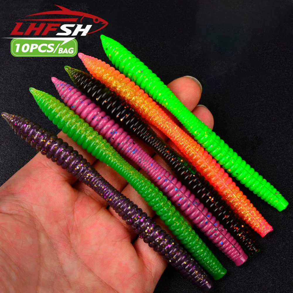 LHFSH 10 шт./упак. Реалистичные силиконовые приманки-черви, мягкие бионические приманки с ребристой поверхностью, плавающие, для ловли форели и групера
LHFSH 10 шт./упак. Реалистичные силиконовые приманки-черви, мягкие бионические приманки с ребристой поверхностью, плавающие, для ловли форели и групера