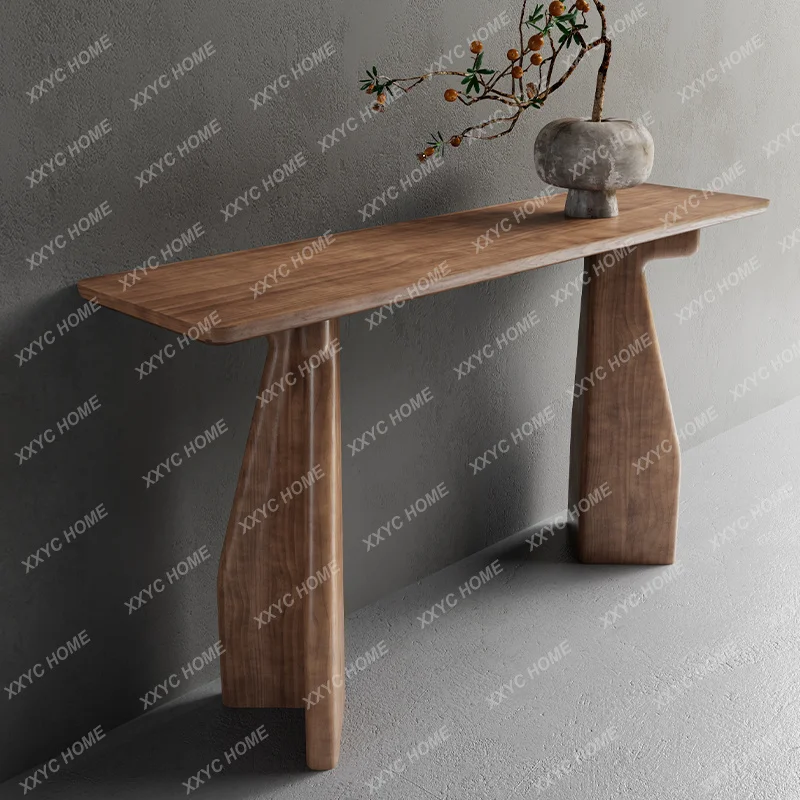 Simple light luxury table case against the wall, narrow table, end view table, corridor table
Simple light luxury table case against the wall, narrow table, end view table, corridor table