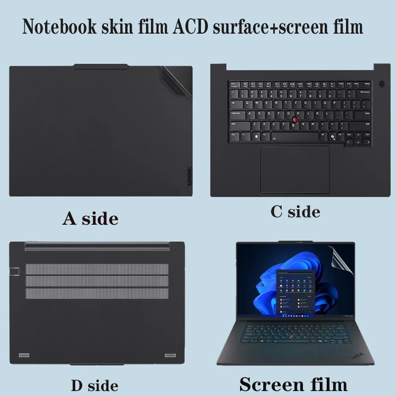 For 14inch Lenovo ThinkPad P14s L14 Gen 6 /5 /4/3 Laptop skin Easy-to-cut sticker screen protective film for computer body
For 14inch Lenovo ThinkPad P14s L14 Gen 6 /5 /4/3 Laptop skin Easy-to-cut sticker screen protective film for computer body