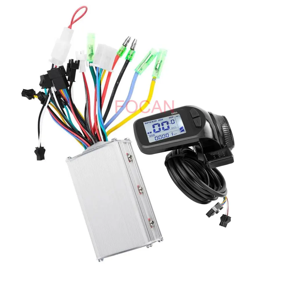250W 350W 24V 36V 48V 60V Electric Bicycle E-bike LCD Display Panel Thumb Throttle Scooter Brushless Controller part S886
250W 350W 24V 36V 48V 60V Electric Bicycle E-bike LCD Display Panel Thumb Throttle Scooter Brushless Controller part S886