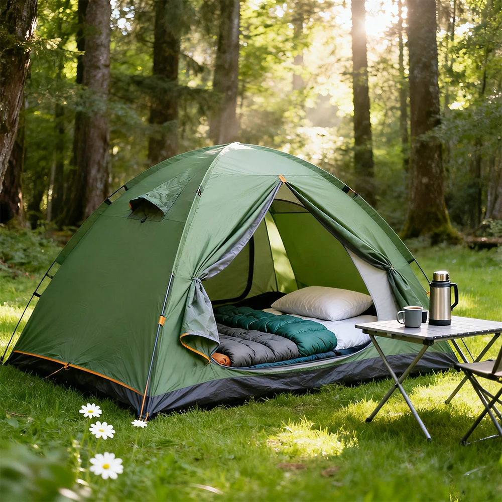 STLF Low-cost Single Portable Outdoor Camping Tent Waterproof Windproof Thickened Four-season Quick Opening Large 2 Persons
STLF Low-cost Single Portable Outdoor Camping Tent Waterproof Windproof Thickened Four-season Quick Opening Large 2 Persons