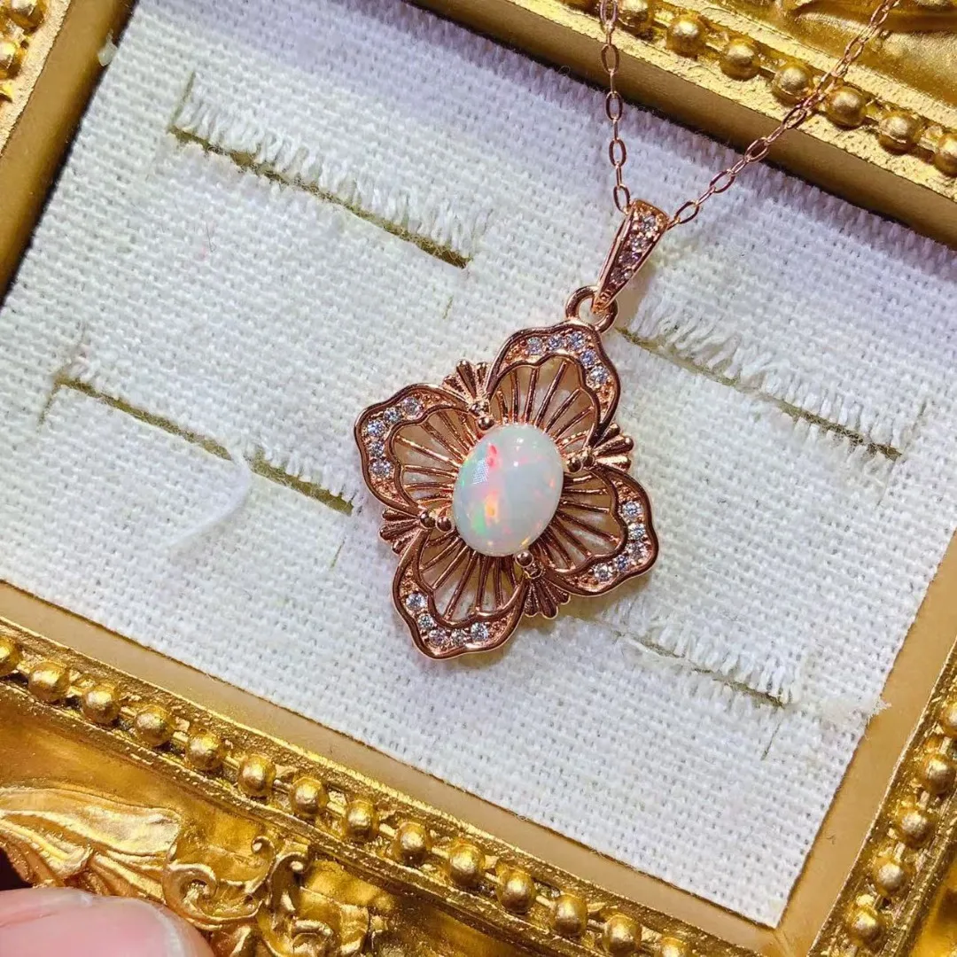 Fashionable Oval Shape Glamorous Natural Opal S925 Silver Pendant Bold Luxurious Designer Statement Piece
Fashionable Oval Shape Glamorous Natural Opal S925 Silver Pendant Bold Luxurious Designer Statement Piece