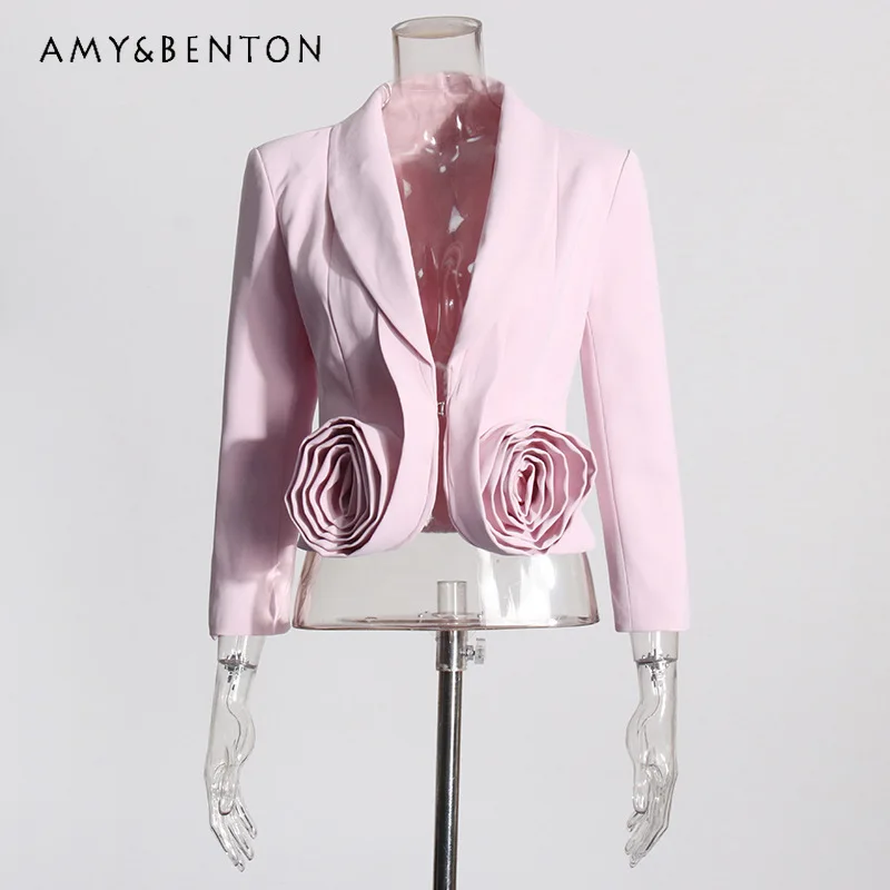 2026 Spring New V-neck Splicing Three-dimensional Flower Women's Blazer Pleated High Waist Long Skirts Two-piece Sets Ladies
2026 Spring New V-neck Splicing Three-dimensional Flower Women's Blazer Pleated High Waist Long Skirts Two-piece Sets Ladies