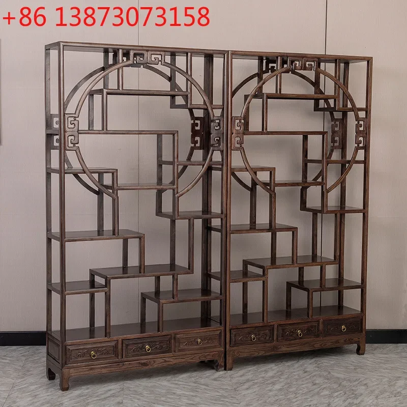 Bogu Rack Solid Wood Chinese Shelf Antique Rack Tea Set Rack Display Cabinet Partition Cabinet Entrance Cabinet Bookshe
Bogu Rack Solid Wood Chinese Shelf Antique Rack Tea Set Rack Display Cabinet Partition Cabinet Entrance Cabinet Bookshe