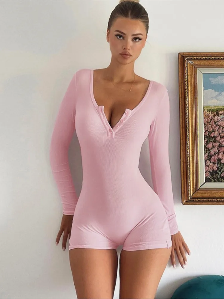 New Spring Sexy Women Ribbed Long Sleeve Slim Playsuit Rompers, Chic One Piece Bodycon Yoga Sport Playsuit Unitard, Y2k Outfits
New Spring Sexy Women Ribbed Long Sleeve Slim Playsuit Rompers, Chic One Piece Bodycon Yoga Sport Playsuit Unitard, Y2k Outfits