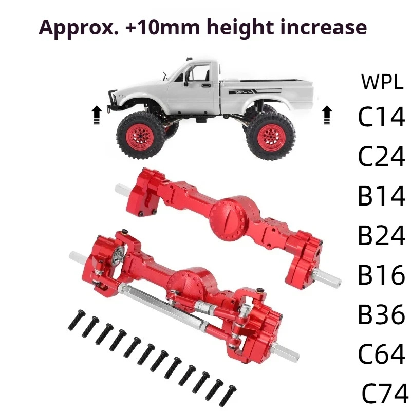 WPL Portal Axle Metal Aluminum Alloy Front Rear Axle For RC Rock Crawler Car Upgrade Parts Fit C14 C24 B14 B24 B16 B36 C64 C74
WPL Portal Axle Metal Aluminum Alloy Front Rear Axle For RC Rock Crawler Car Upgrade Parts Fit C14 C24 B14 B24 B16 B36 C64 C74