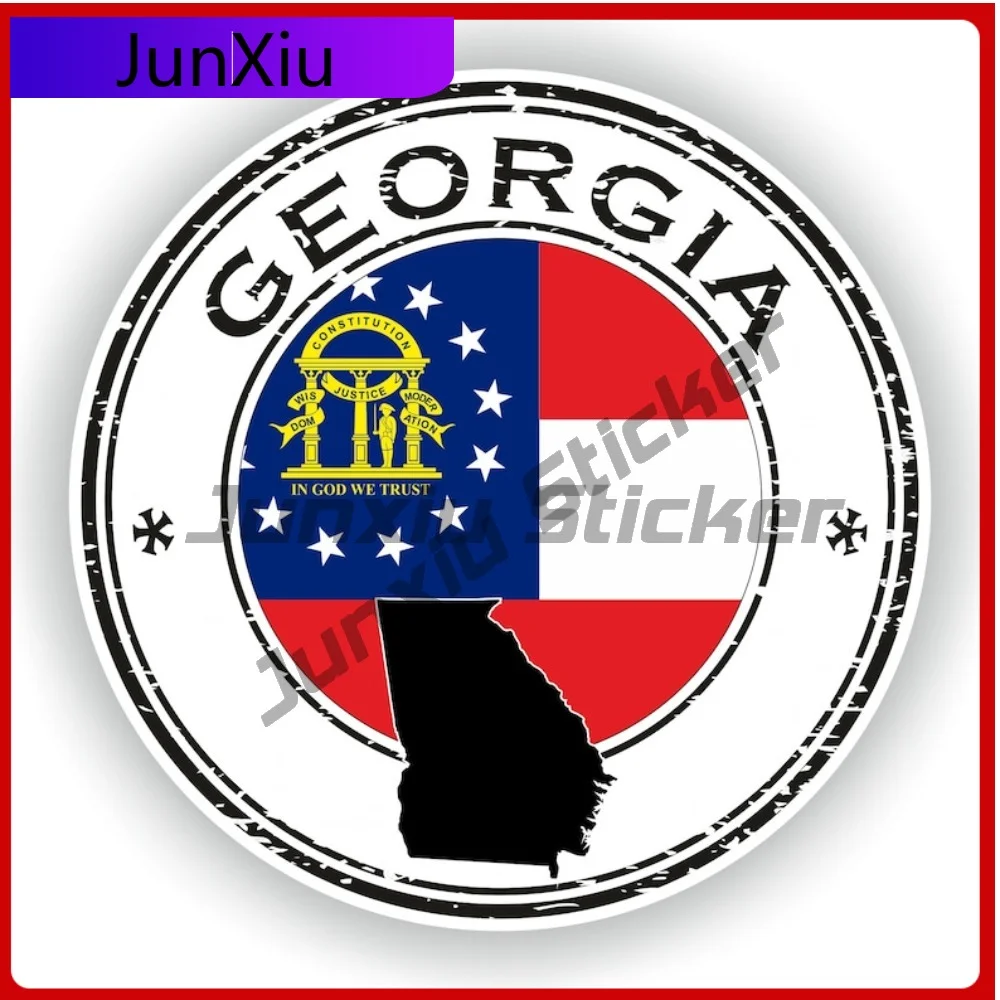 Georgia USA Seal Sticker Round Flag Creative Vinyl Decal Waterproof Decorative for SUV Bodywork Guitar Motorcycle Helmet Pickup
Georgia USA Seal Sticker Round Flag Creative Vinyl Decal Waterproof Decorative for SUV Bodywork Guitar Motorcycle Helmet Pickup