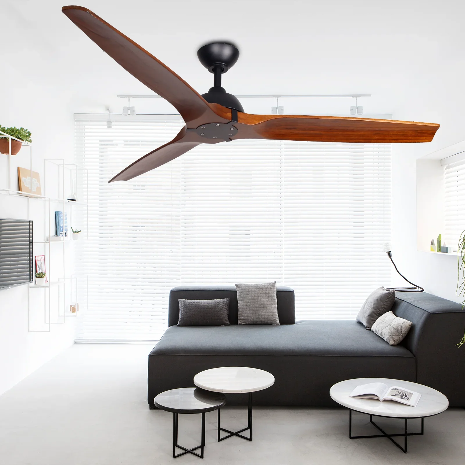 Hot salesSimple Styles Indoor Household 60 Inch Solid Wooden 3 Blades LED Ceiling Fan With Light
Hot salesSimple Styles Indoor Household 60 Inch Solid Wooden 3 Blades LED Ceiling Fan With Light
