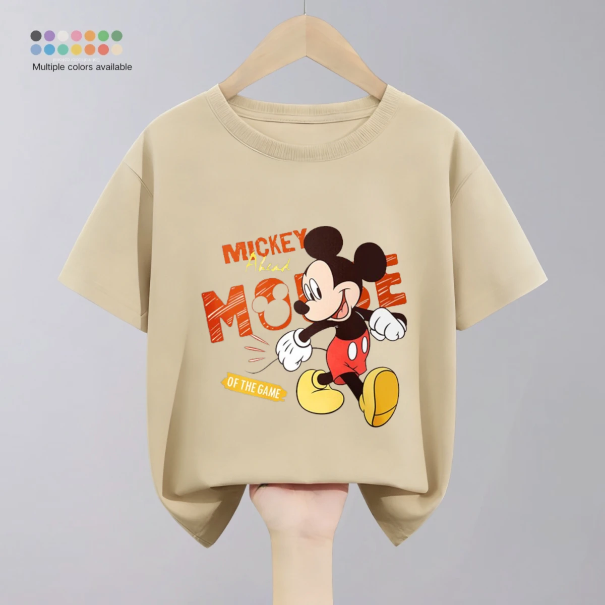 Одежда для девочек и мальчиков, футболка с рисунком Микки, летние повседневные модные топы с короткими рукавами, детские футболки, костюм, детская одежда, футболки
Одежда для девочек и мальчиков, футболка с рисунком Микки, летние повседневные модные топы с короткими рукавами, детские футболки, костюм, детская одежда, футболки