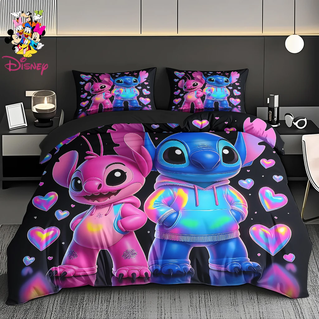 2/3pcs Disney Stitch & Mickey Duvet Cover Set Without Filler Soft Bed Sheet,Skin-Friendly & Breathable Bedding Set Holiday Gift
2/3pcs Disney Stitch & Mickey Duvet Cover Set Without Filler Soft Bed Sheet,Skin-Friendly & Breathable Bedding Set Holiday Gift
