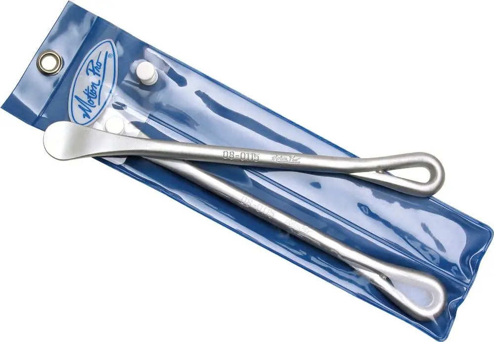 Spoon Type Tire Iron for Motorcycle, Durable Nickel Finish, Easy Tire Changes
Spoon Type Tire Iron for Motorcycle, Durable Nickel Finish, Easy Tire Changes